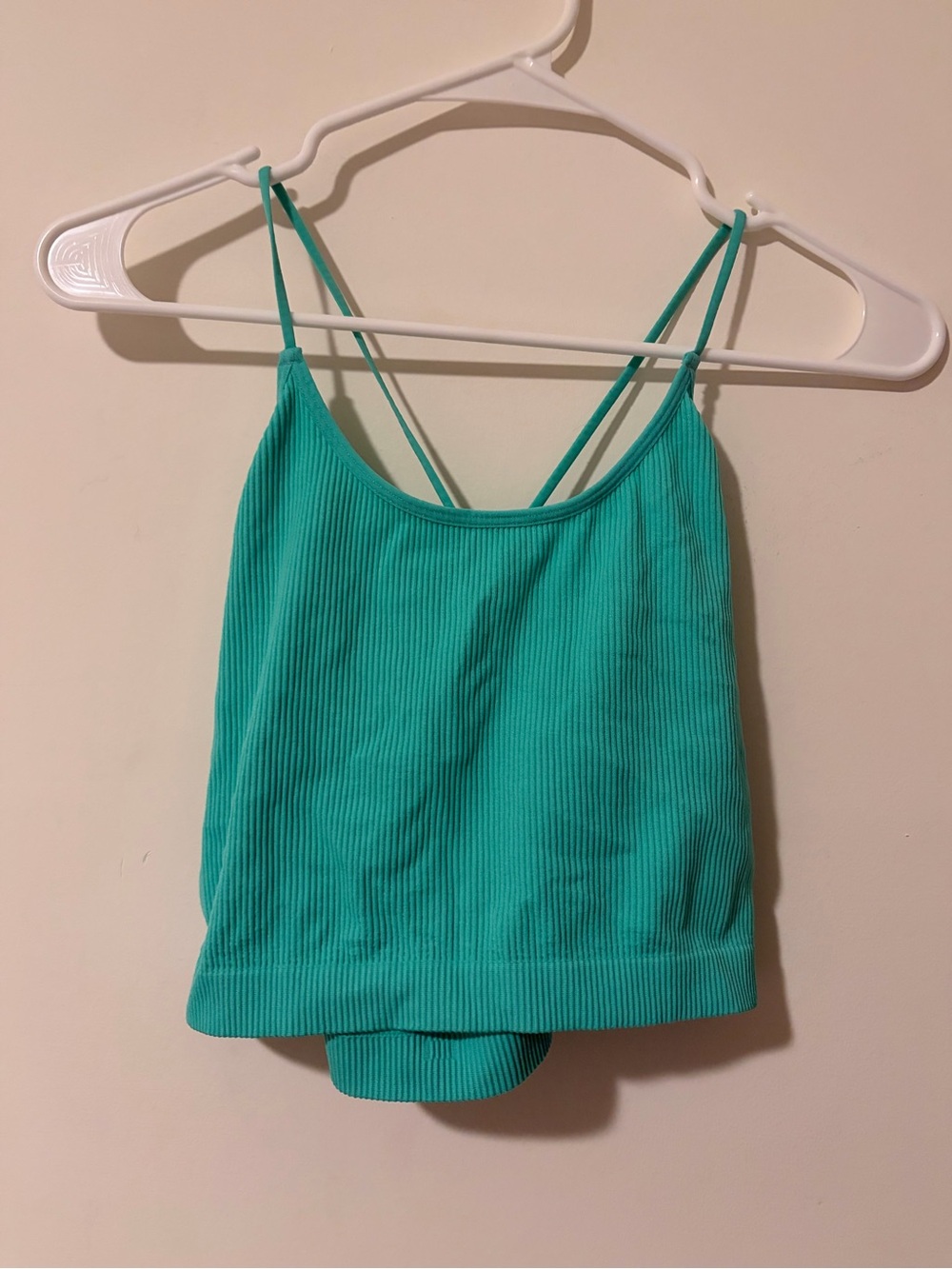 Target Teal Ribbed Bandeau Cami